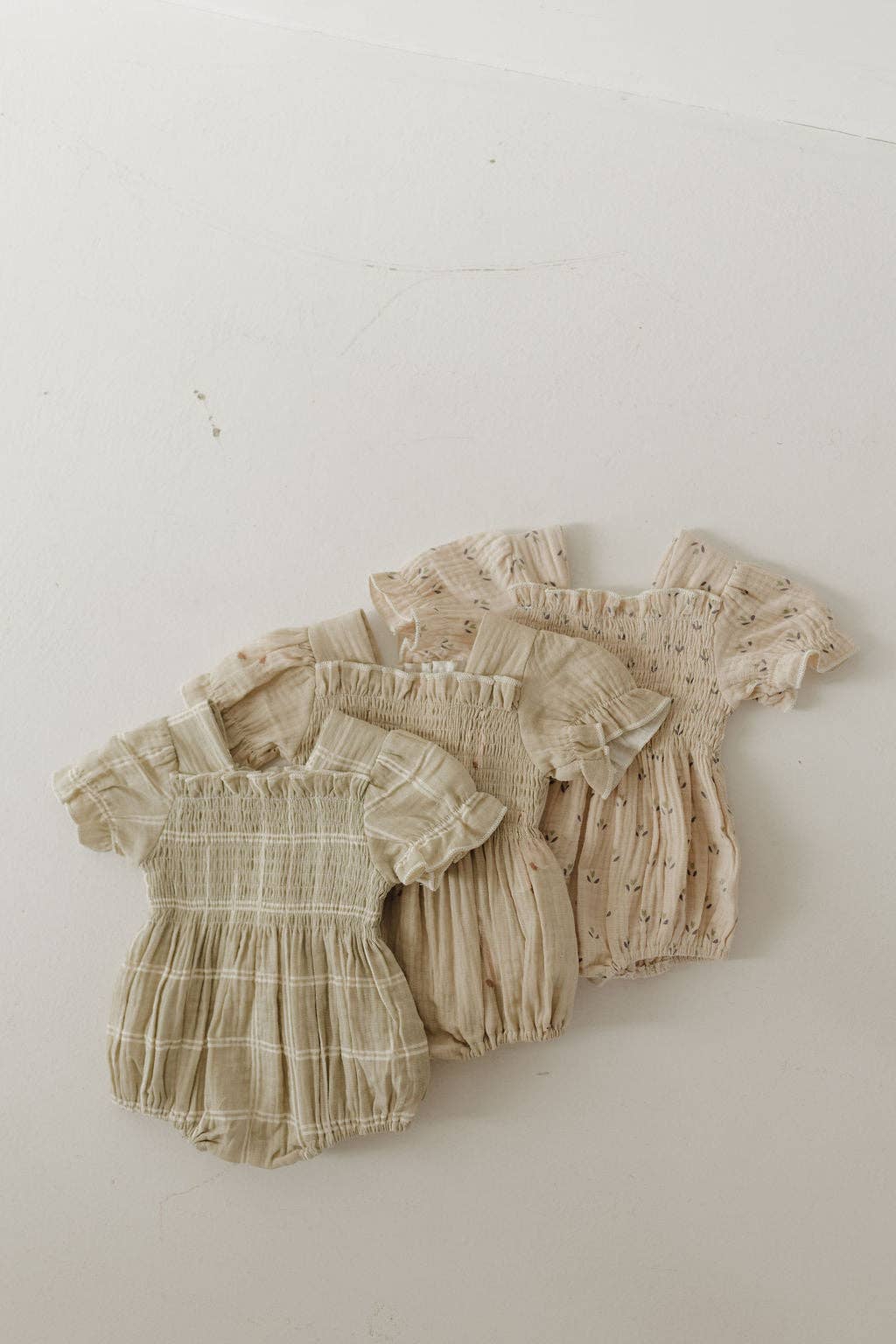 Ruffle Muslin Romper | Silly Goose
