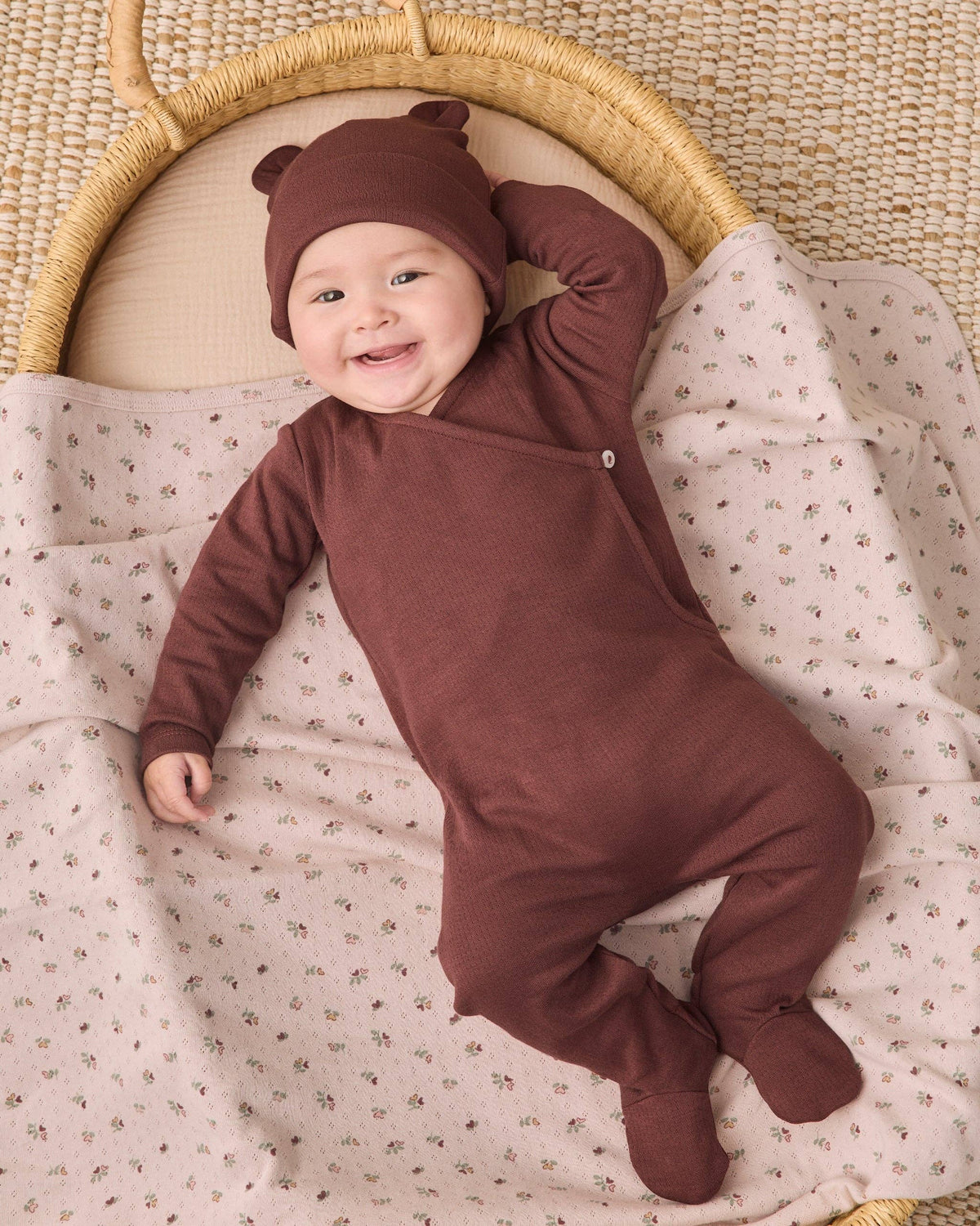 Baby Bear Beanie Black Cherry