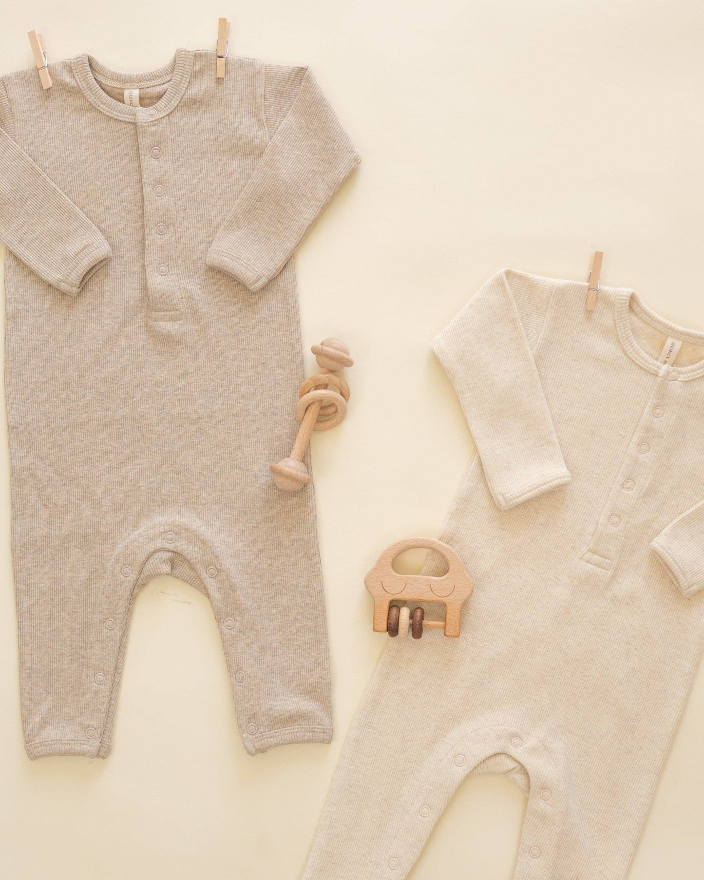 Ribbed Baby Jumpsuit | Quincy Mae