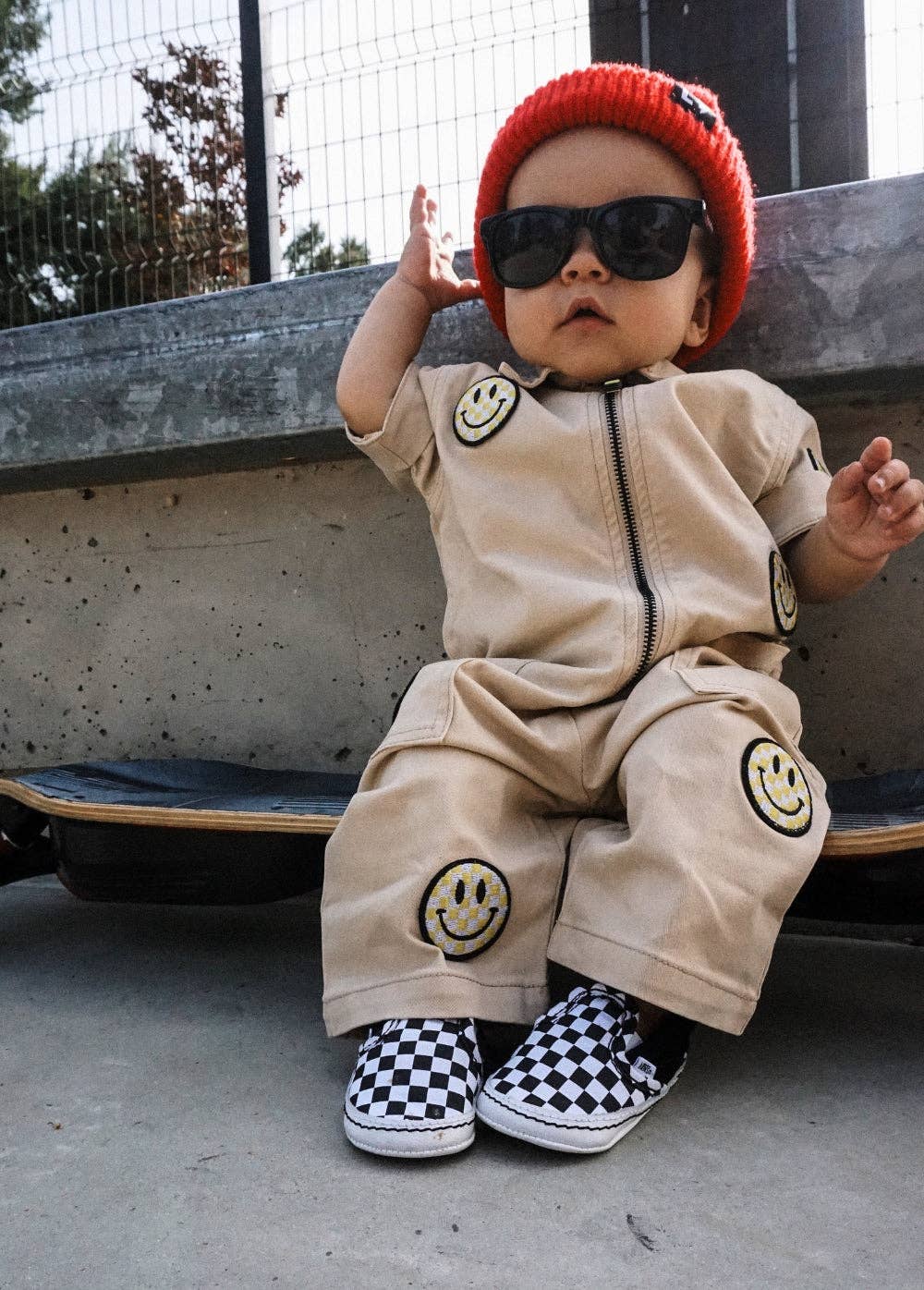 Tan Smile Squad Mechanic Suit