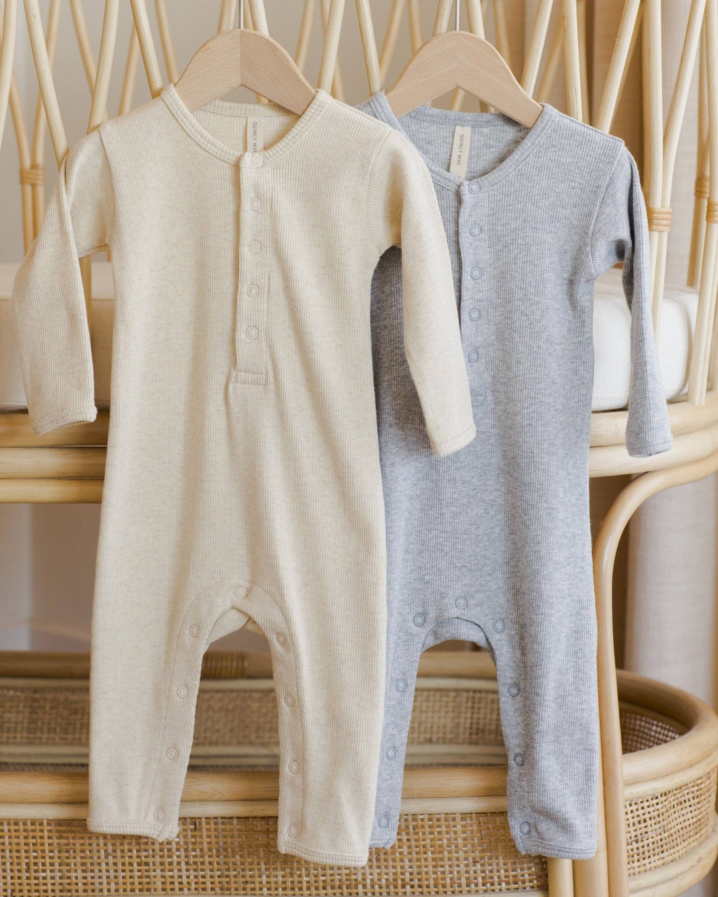 Ribbed Baby Jumpsuit | Quincy Mae