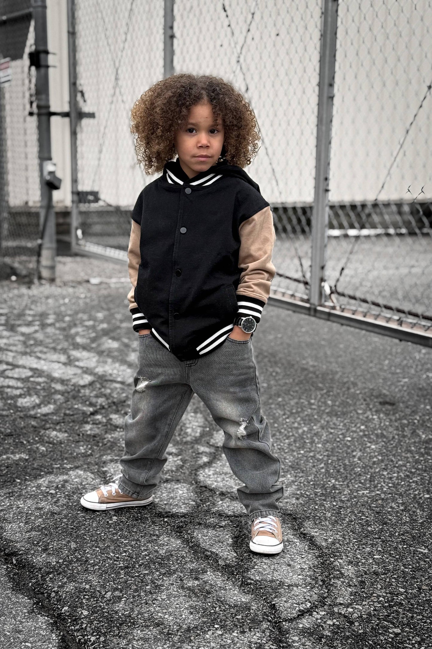 Toddler Relaxed Straight Gray Wash Denim 4/5t