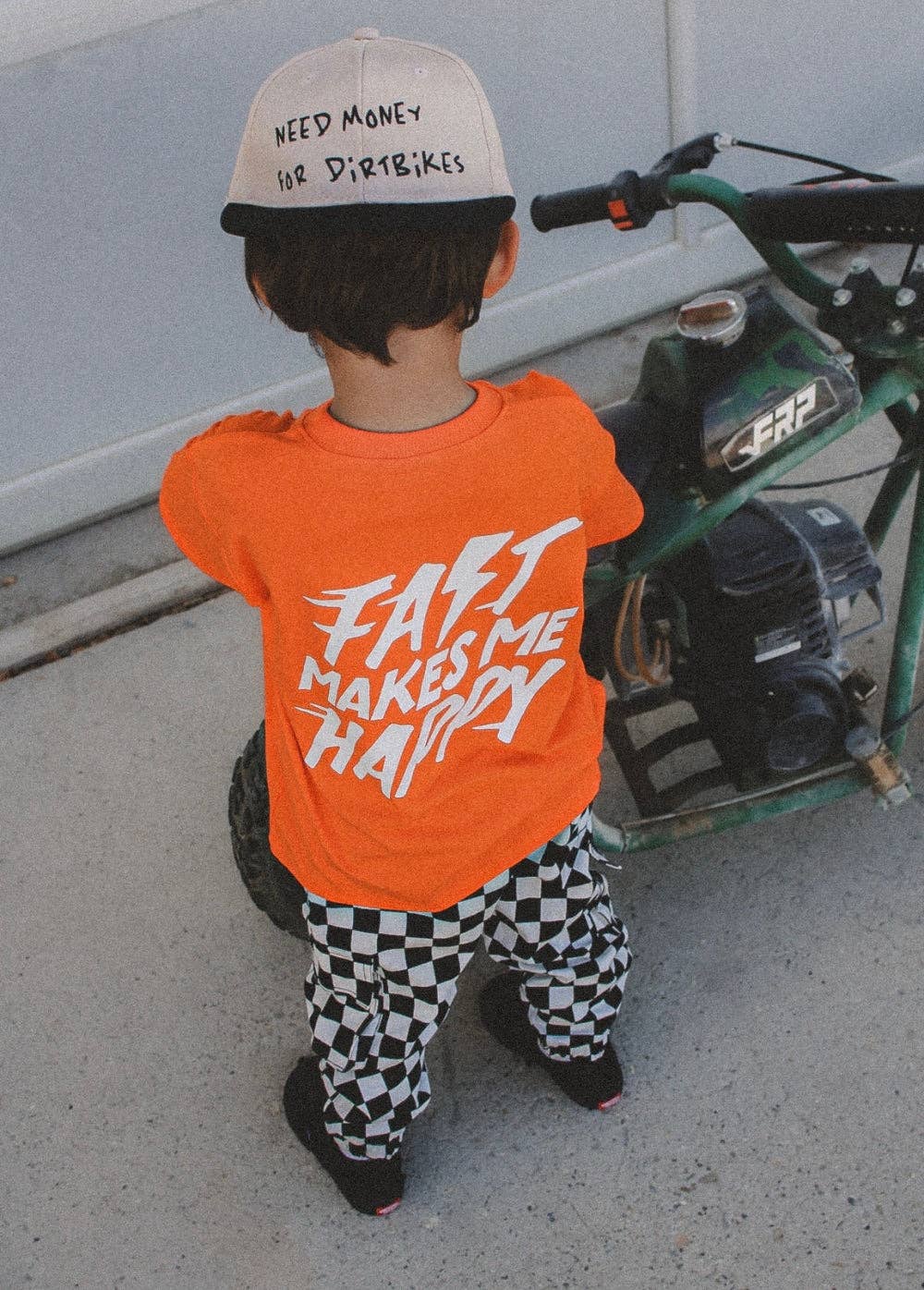 Fast Makes Me Happy T-Shirt Orange