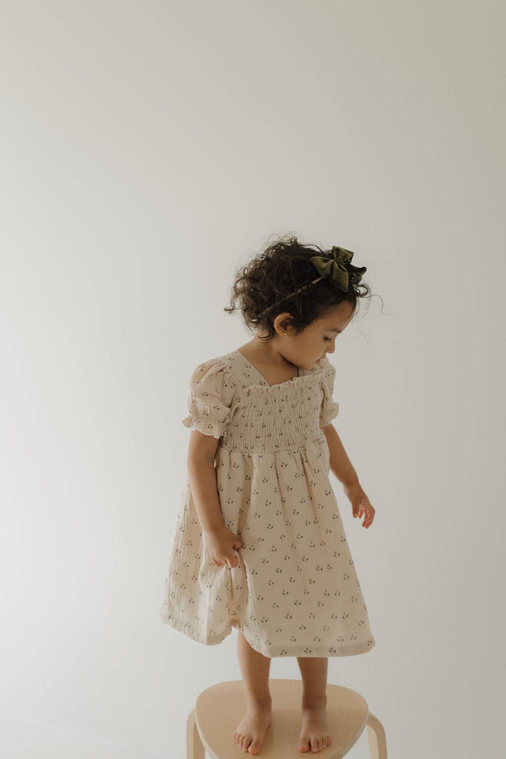 Toddler Muslin Dress | Flora