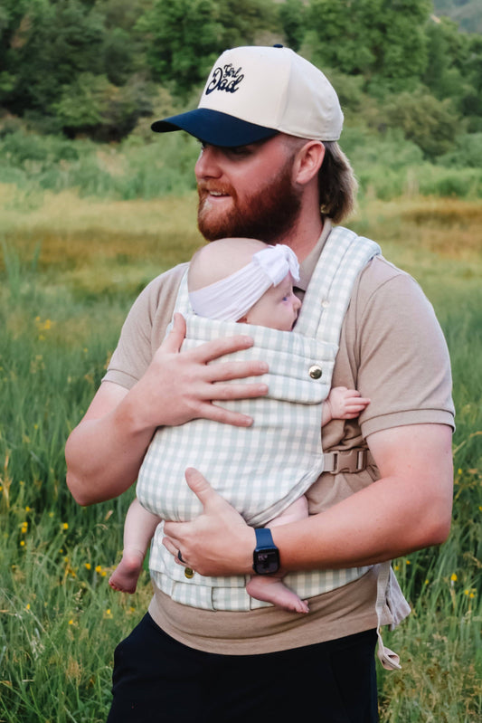Coco Gingham - Baby Carrier With A Pocket