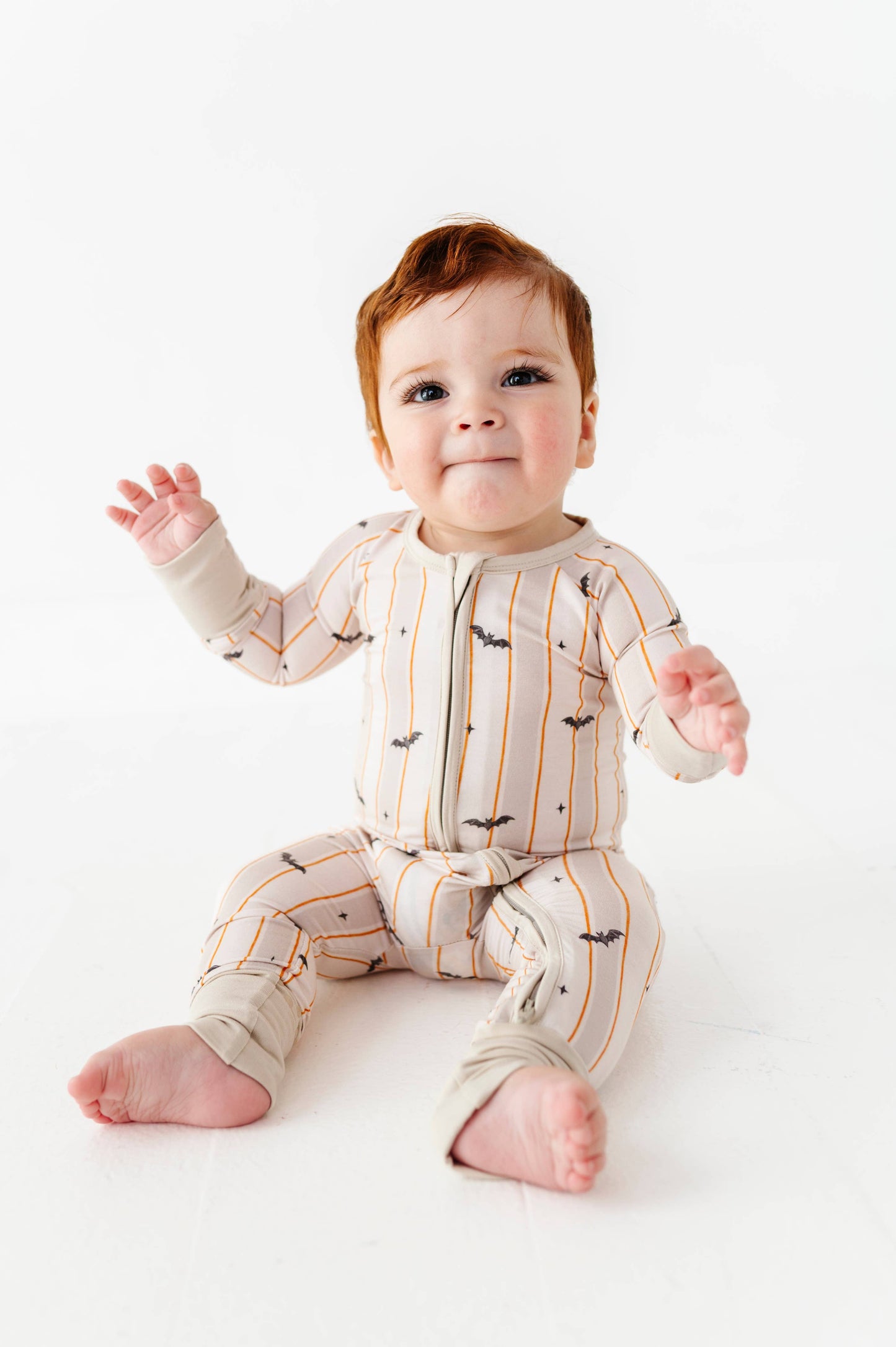 The Batty Bunch Convertible Footies- Sage