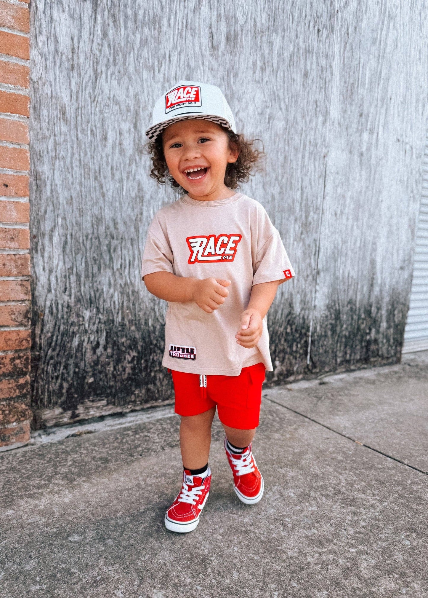 Everyday Red Cargo Shorts