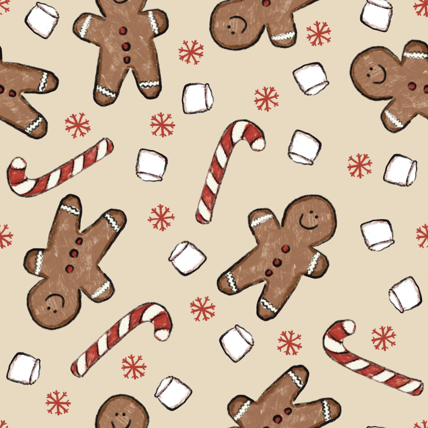 Christmas Gingerbread | Bamboo Two Piece Pajamas