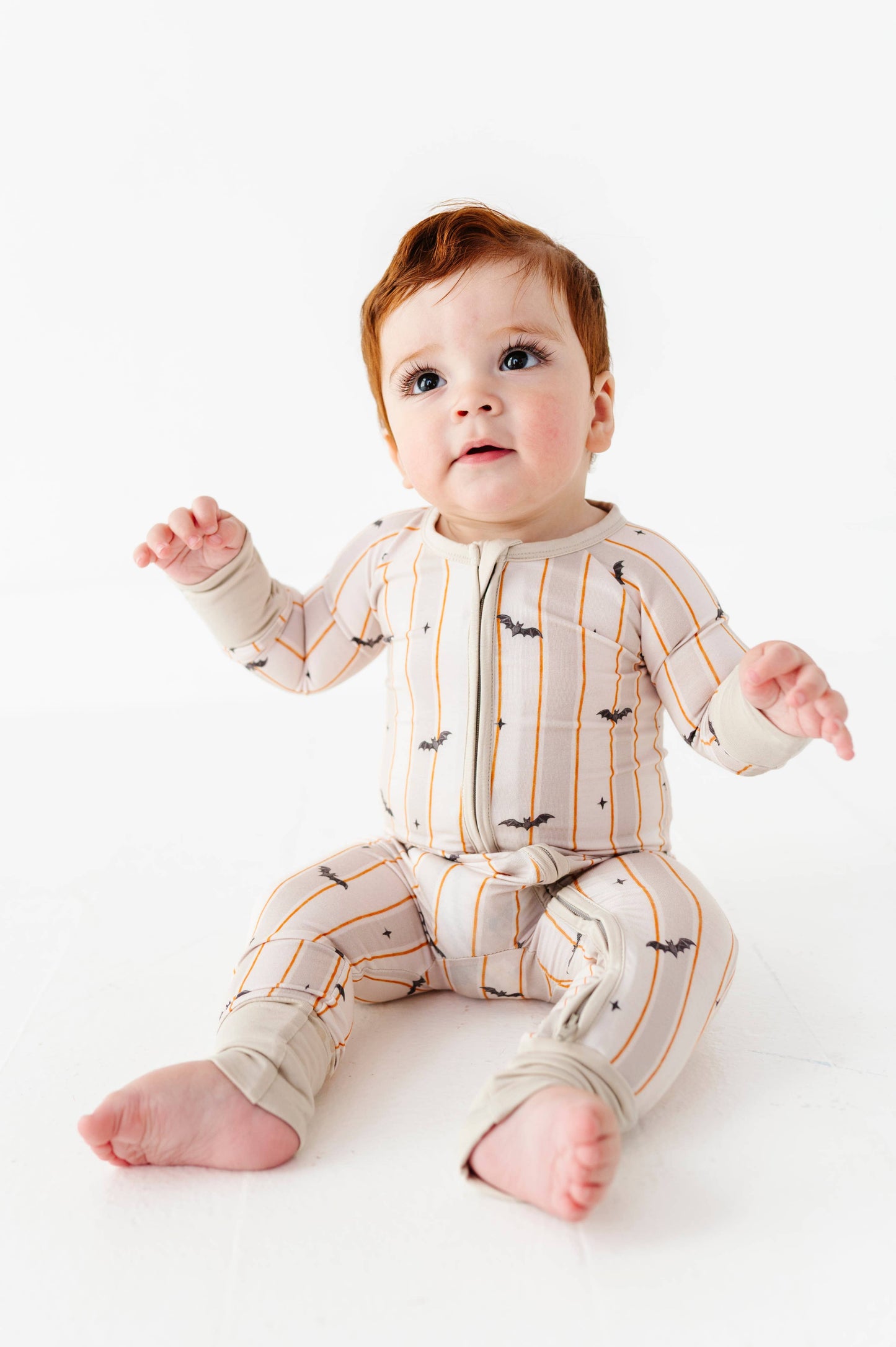 The Batty Bunch Convertible Footies- Sage