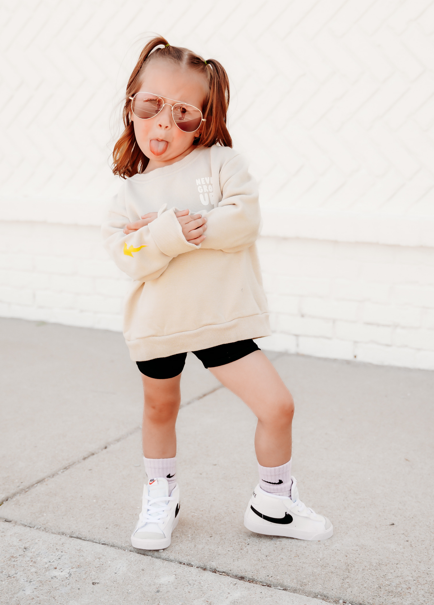 Never Grow Up Crewneck