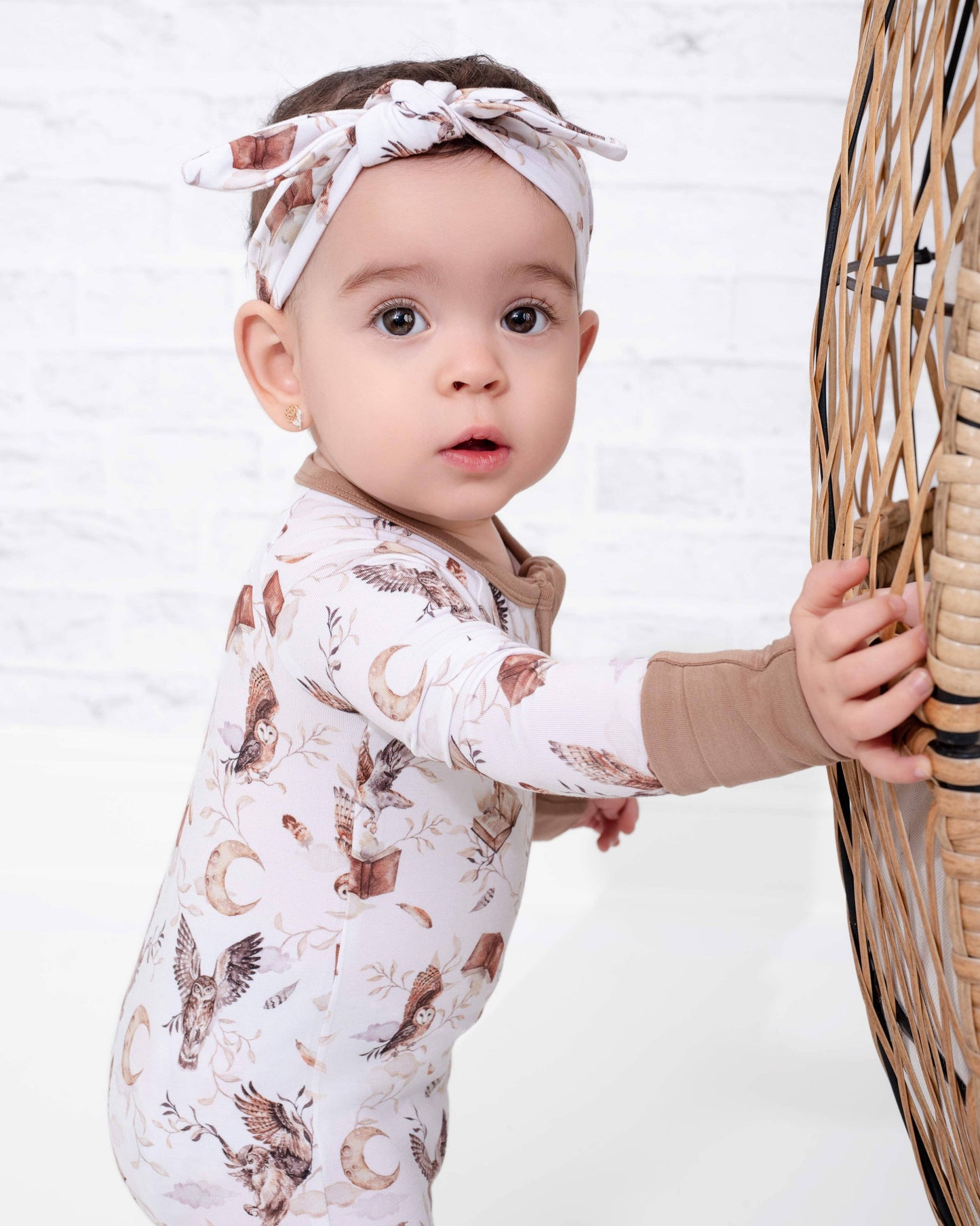 Feathers and Fables（Owl）TENCEL™ Modal Romper