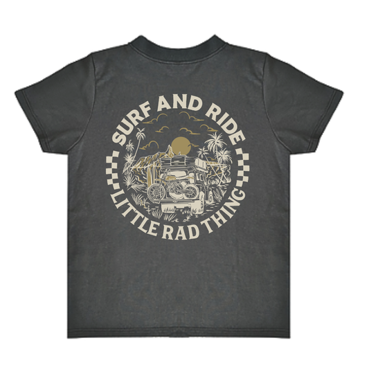 100% ORGANIC COTTON SURF N RIDE TEE