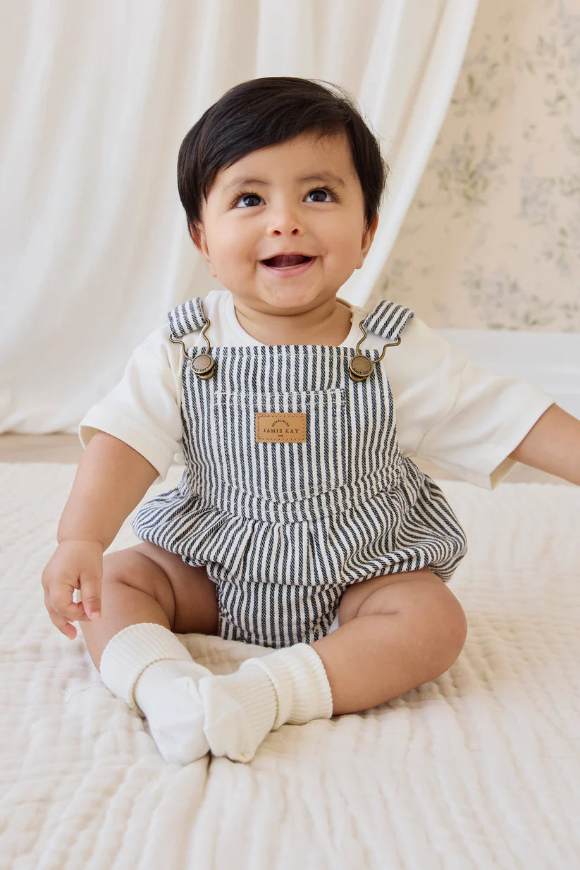 Pax Playsuit - Sailor Stripe Eclipse/Cloud