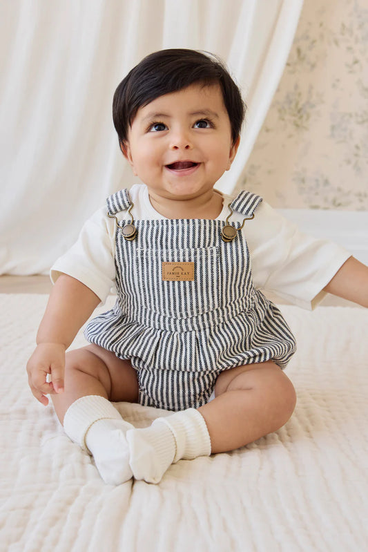 Pax Playsuit - Sailor Stripe Eclipse/Cloud