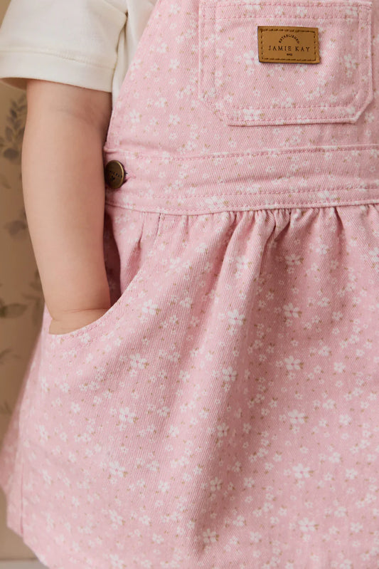 Norah Overall Dress - Paula Powder