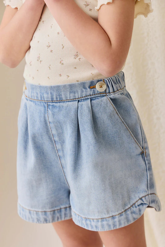 Jardine Short - Antique Denim