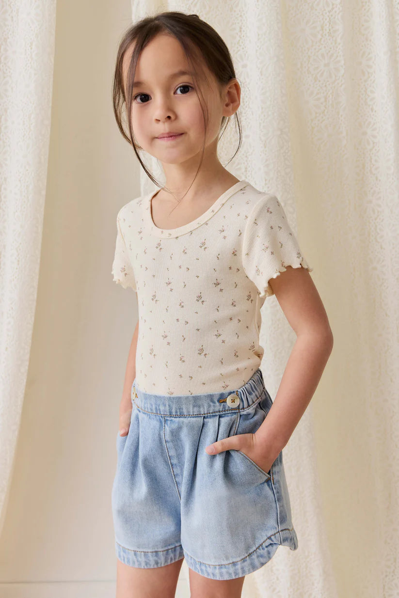 Jardine Short - Antique Denim