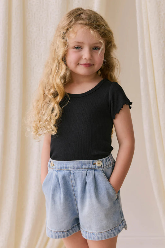Jardine Short - Antique Denim