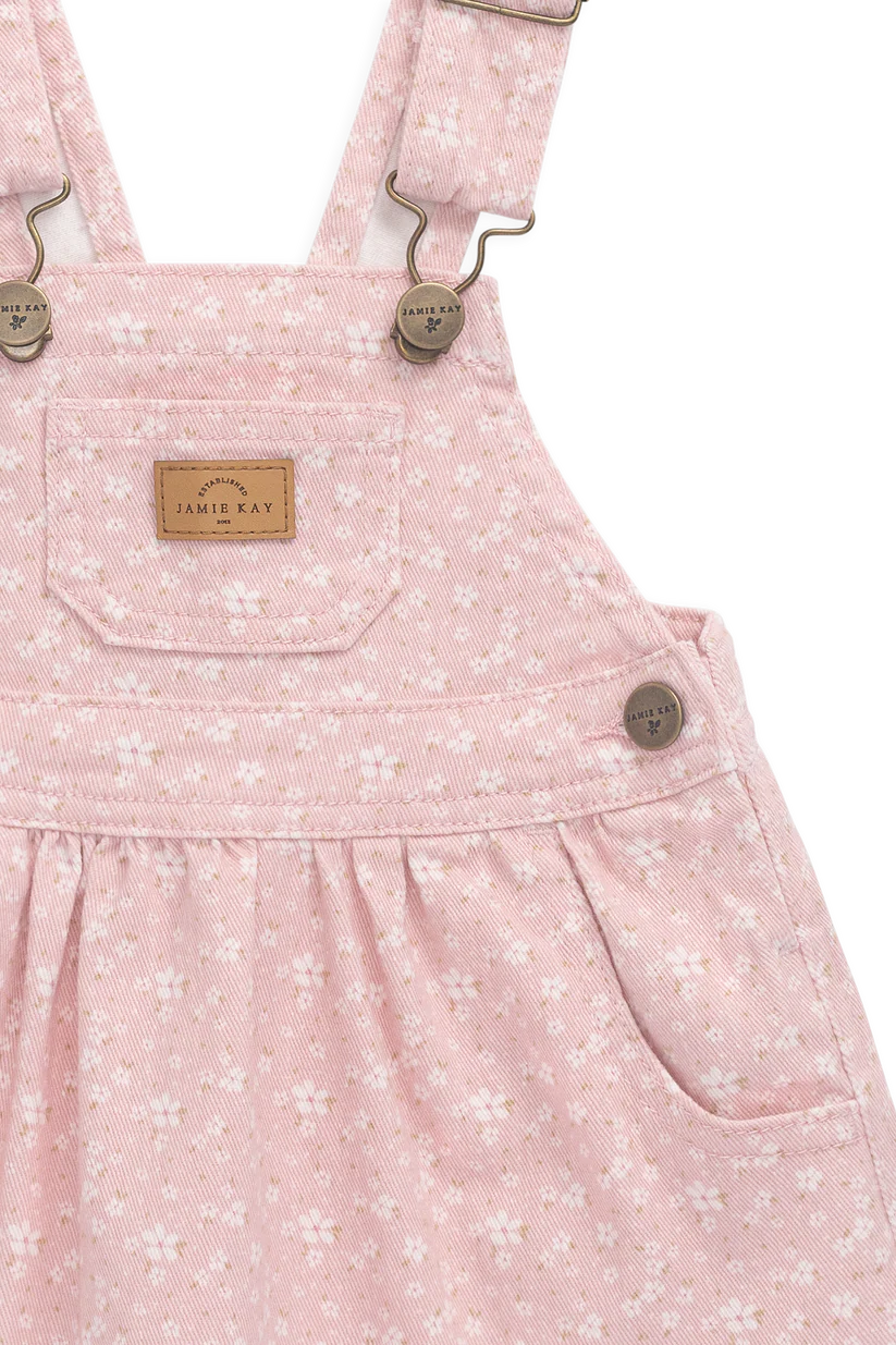 Norah Overall Dress - Paula Powder