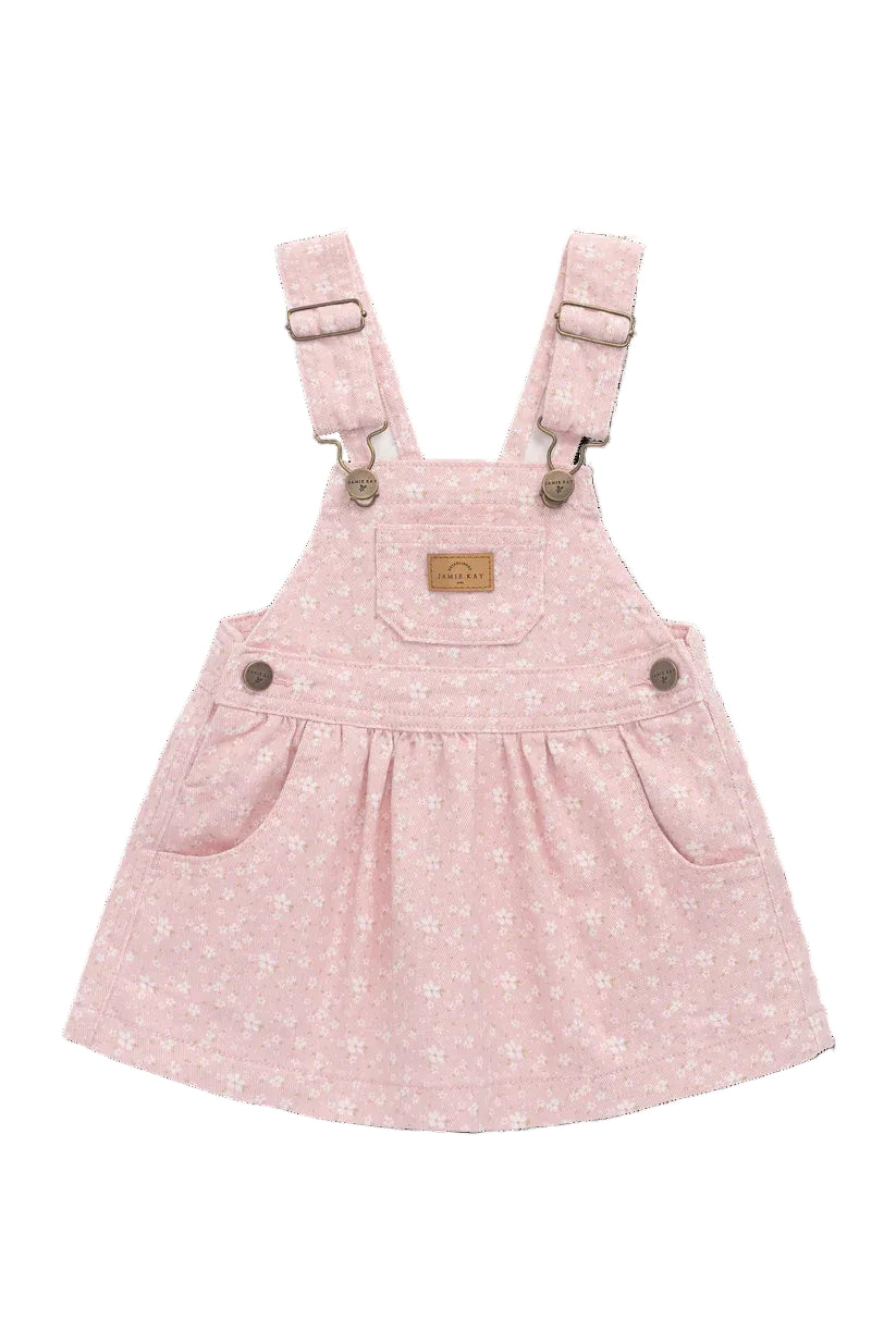 Norah Overall Dress - Paula Powder