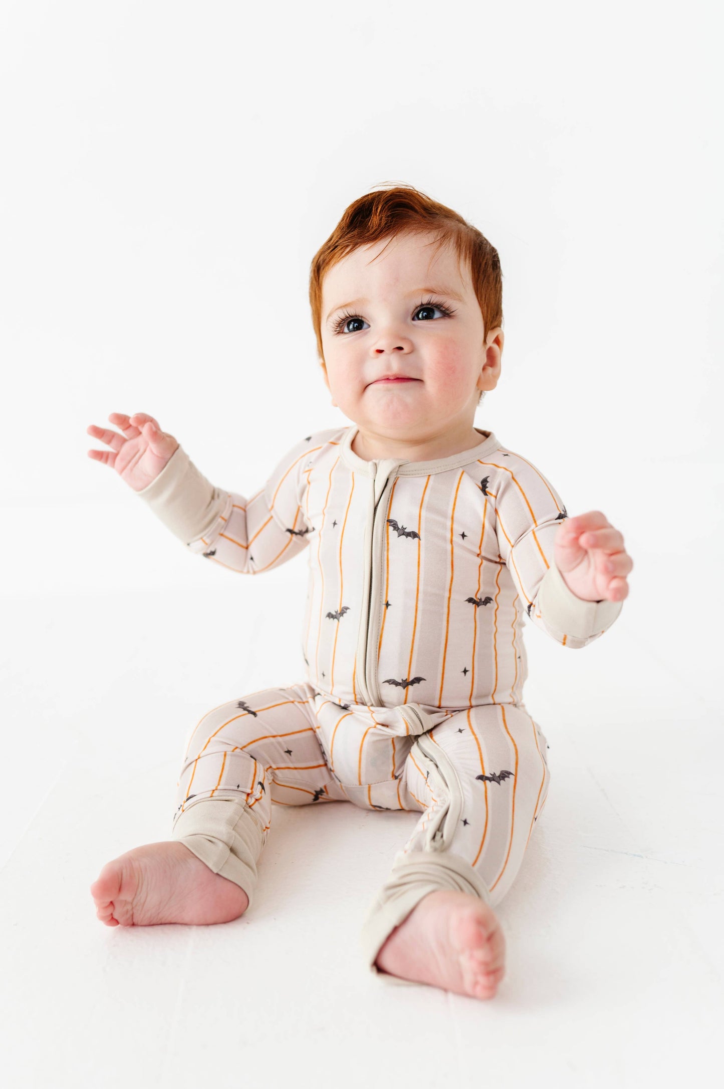 The Batty Bunch Convertible Footies- Sage