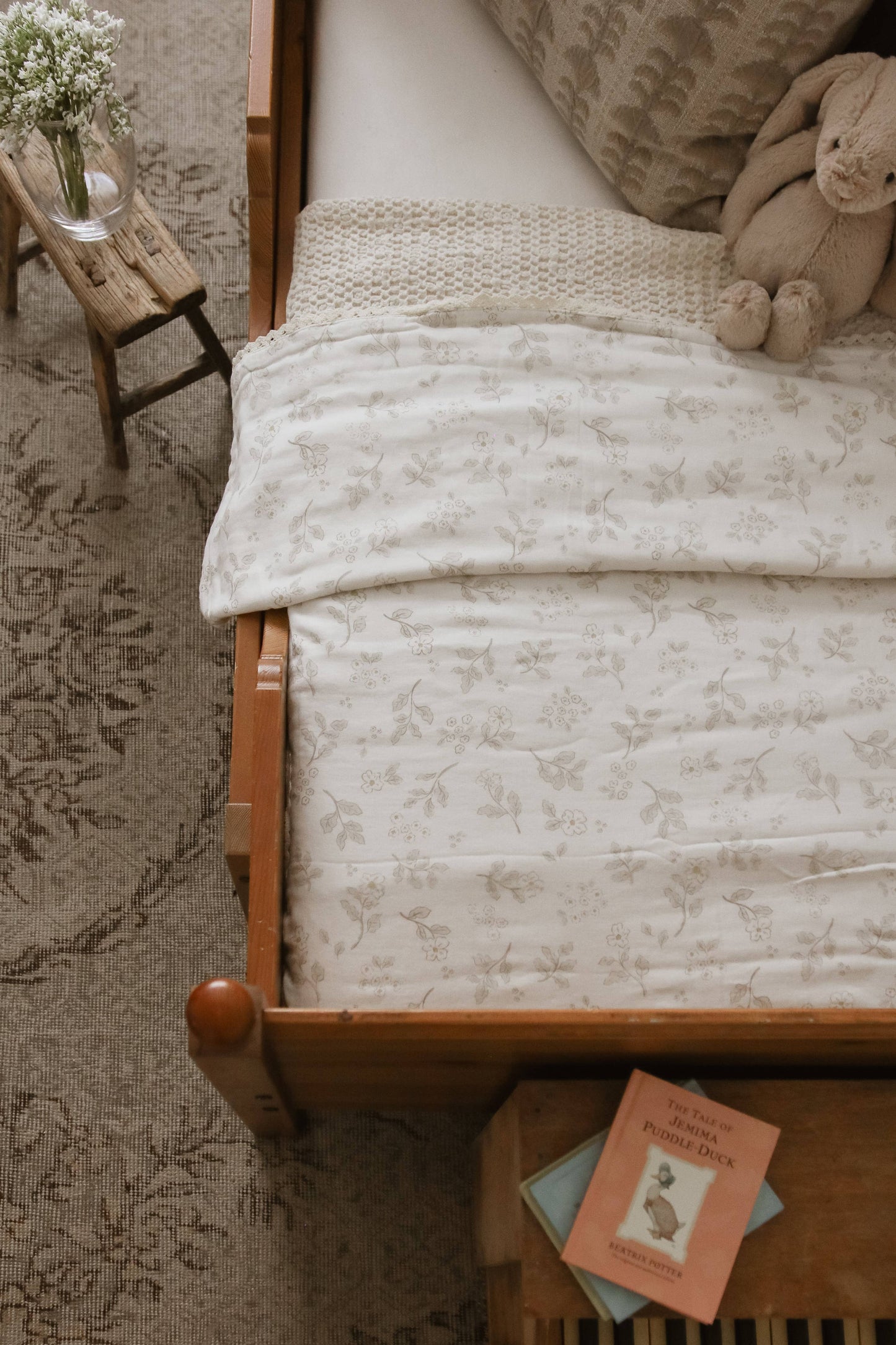 Serenity Floral 6 Layer Gauze Blanket