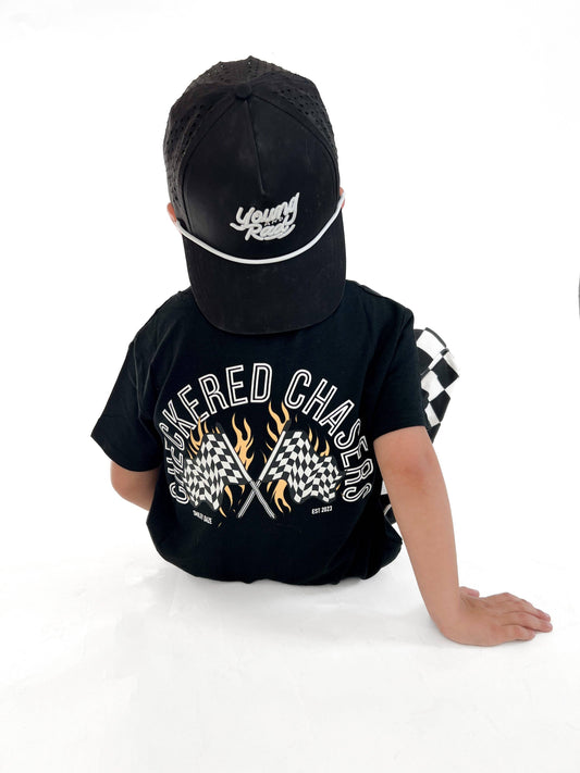 CHECKERED CHASER • BAMBOO TEE