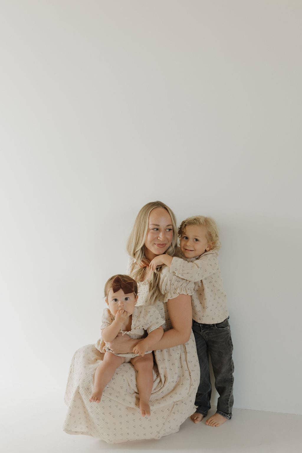 Ruffle Muslin Romper | Flora