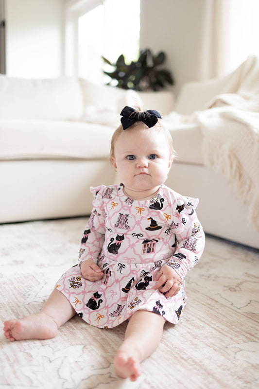 Bamboo Sweet Salem Bodysuit Twirl Dress