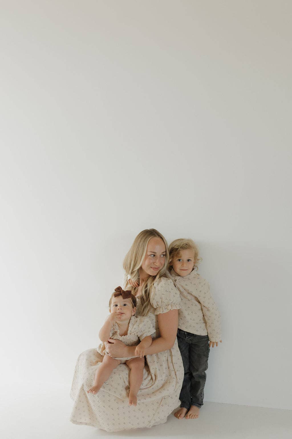Women's Short Sleeve Muslin Dress | Flora