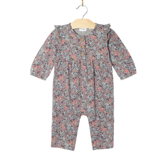 Fall Forest Flutter Sleeve Romper