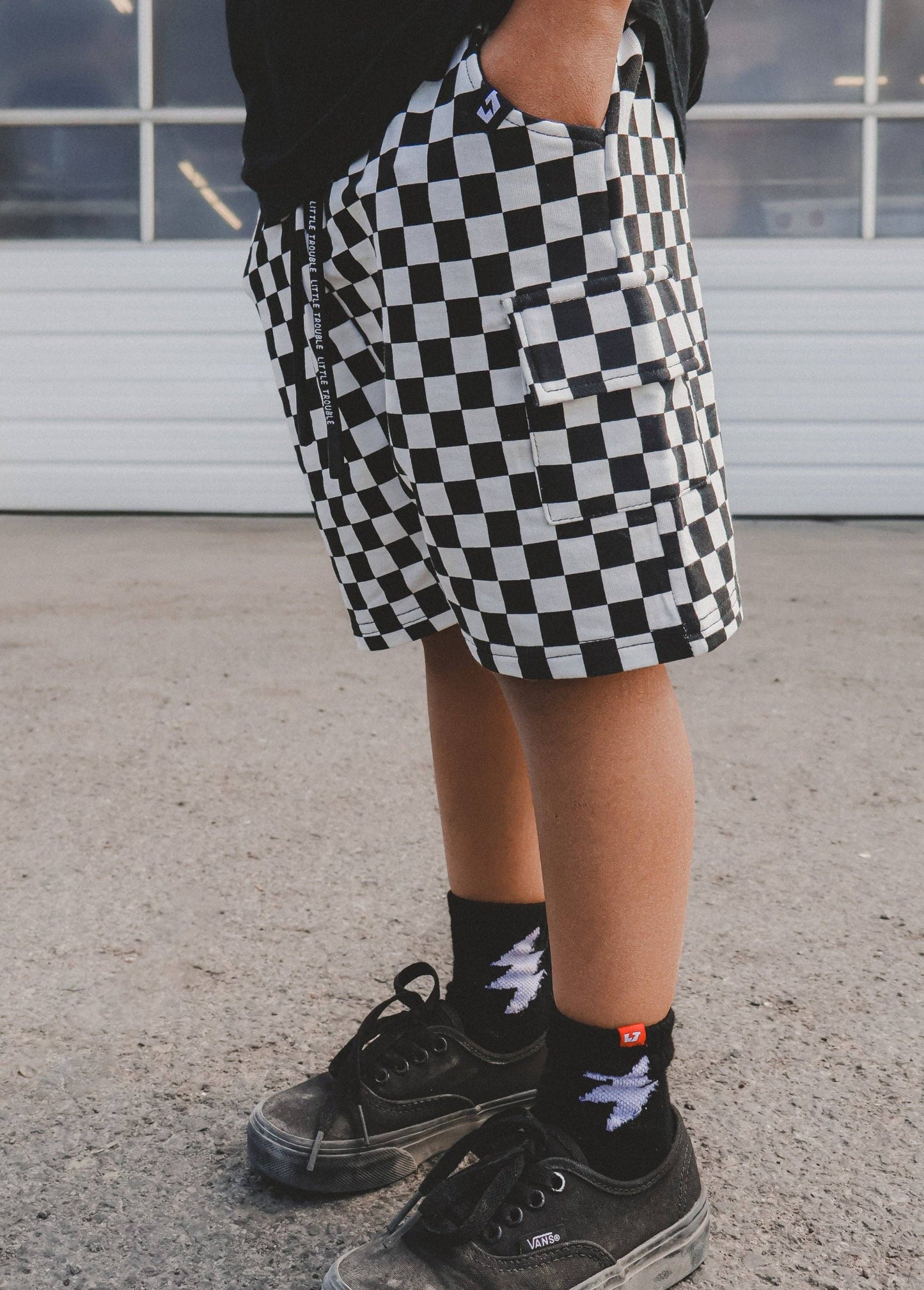 Everyday Classic Checker Cargo Shorts