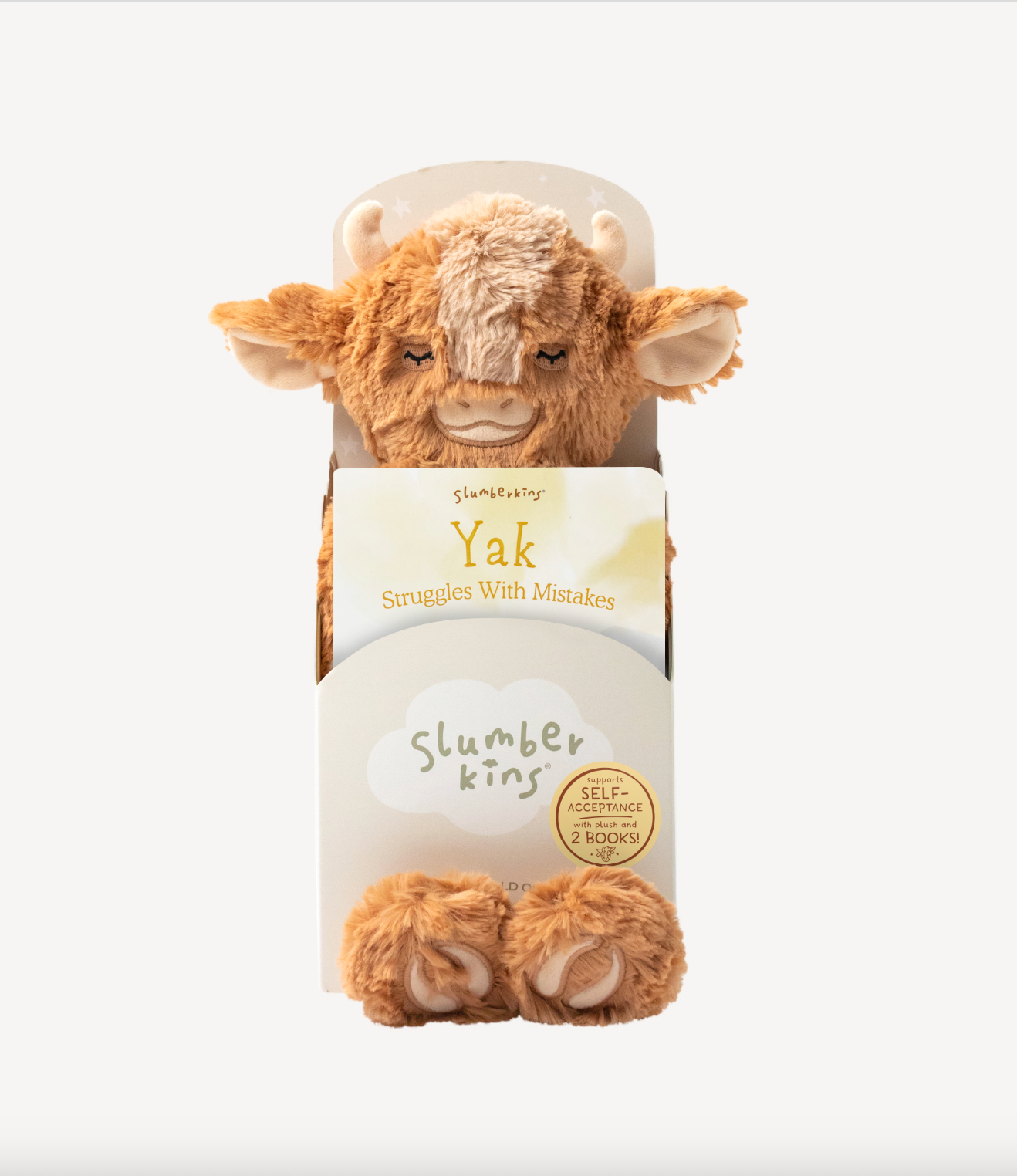 Yak's Self-Acceptance Plush Snuggler Set - with 2 books!