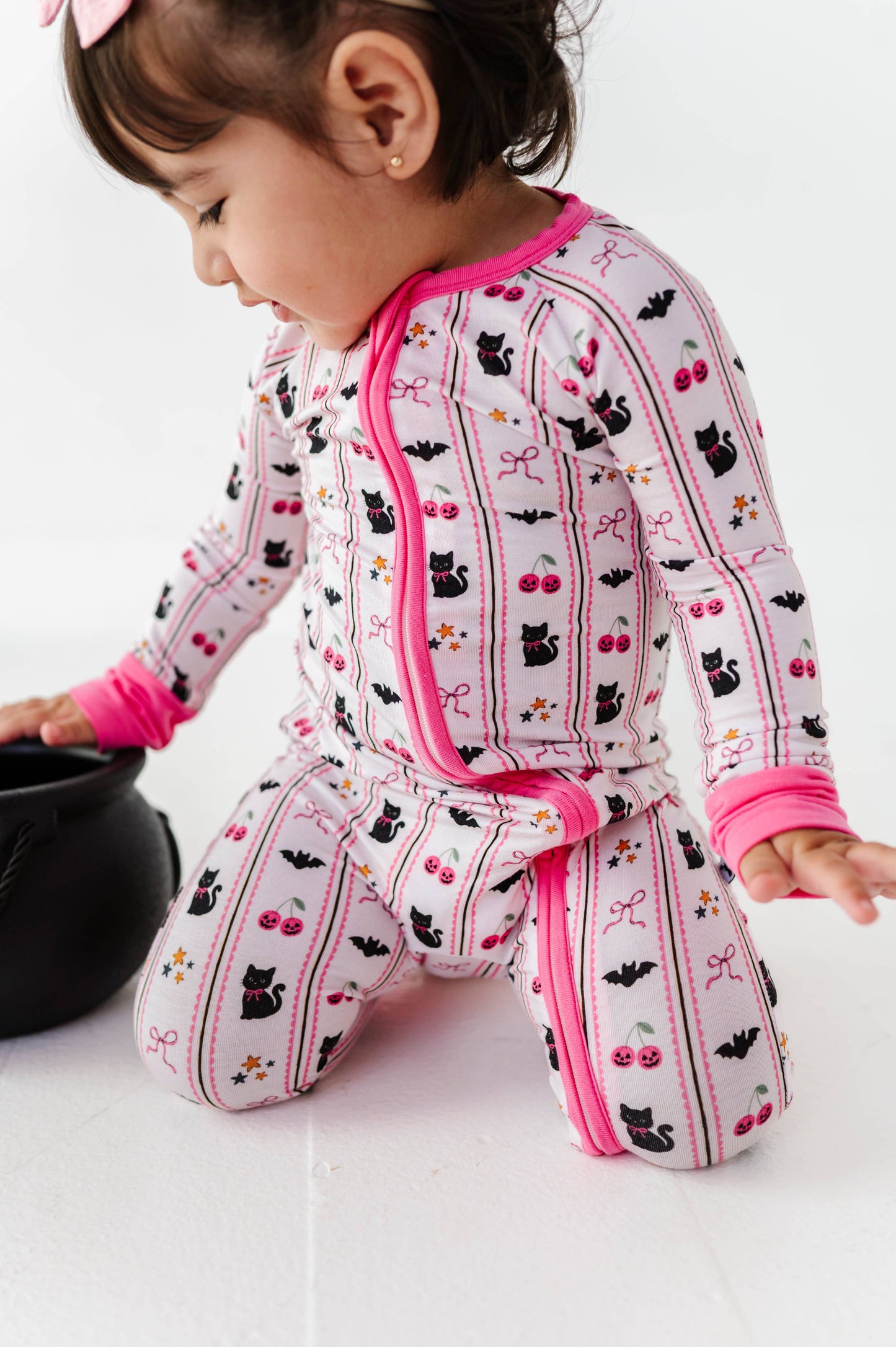 Pink or Treat Convertible Footies