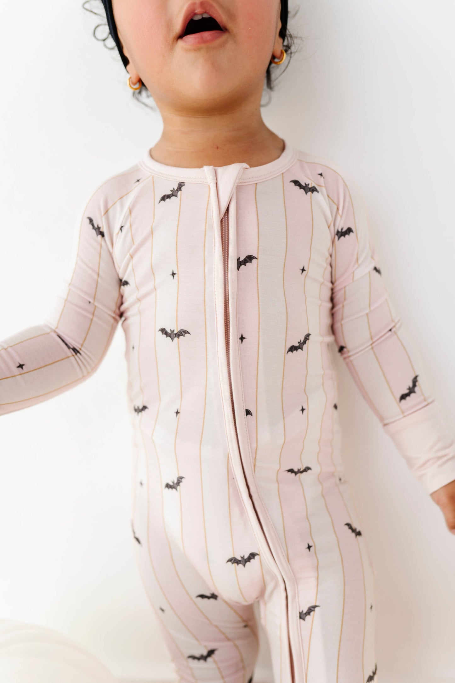 The Batty Bunch Convertible Footies- Pink