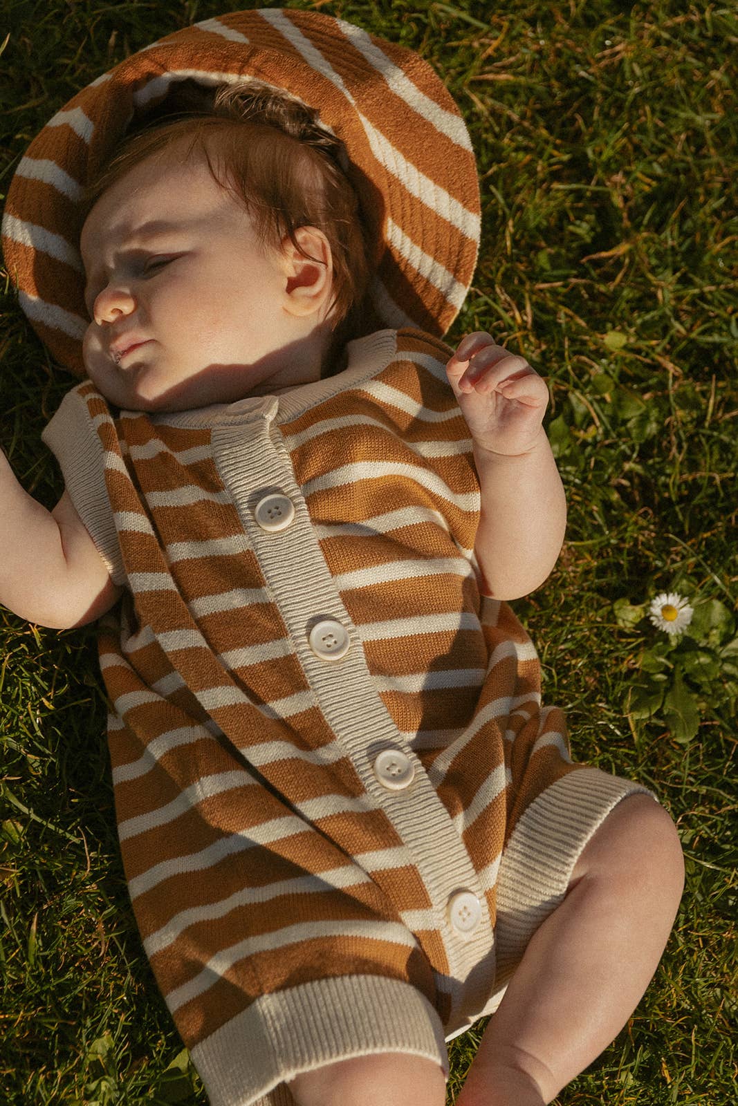 Thayer Jumpsuit in Apple Cinnamon Stripe