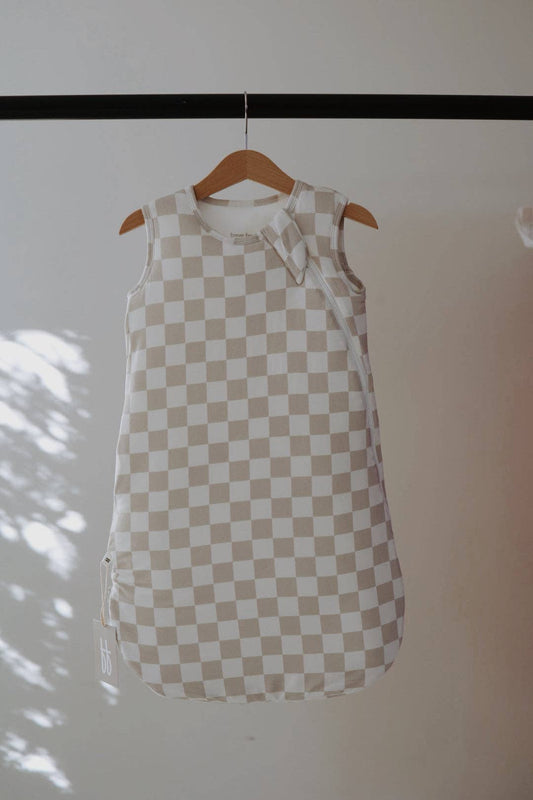 Bamboo Sleep Sack | Checkerboard