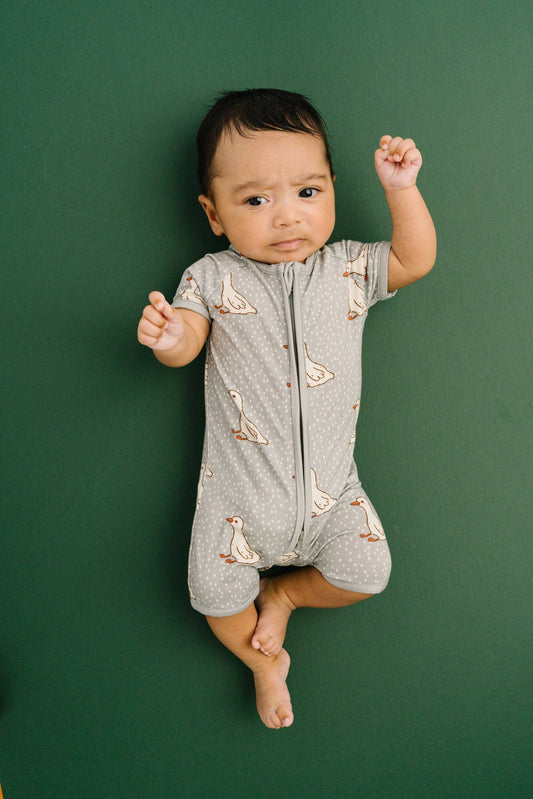 Classic Goose Bamboo Short Romper