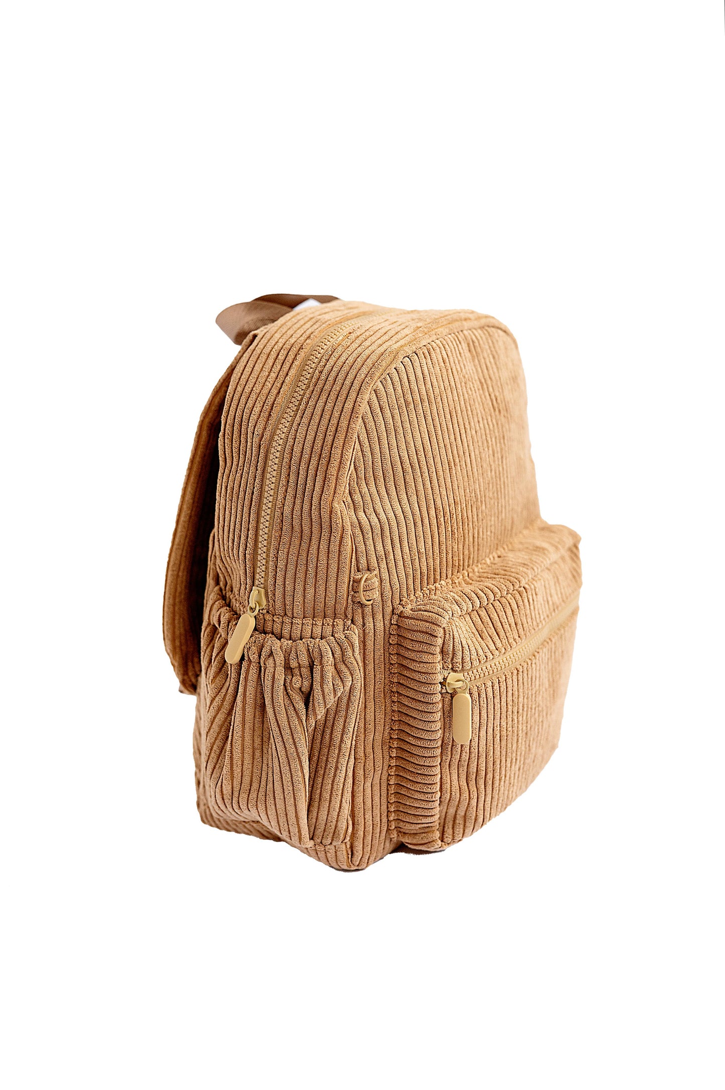 The Play Date Mini Backpack- Camel Corduroy