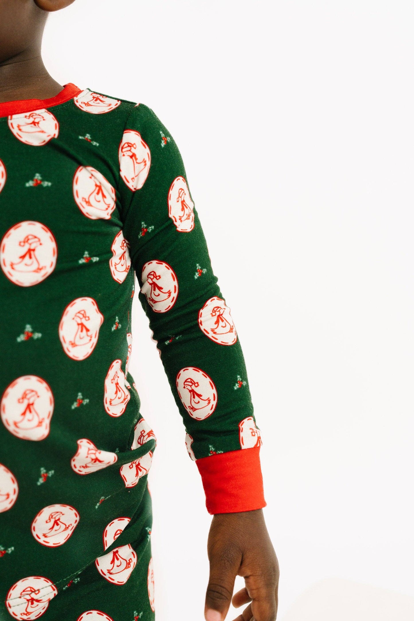 Christmas Goose Bamboo Set