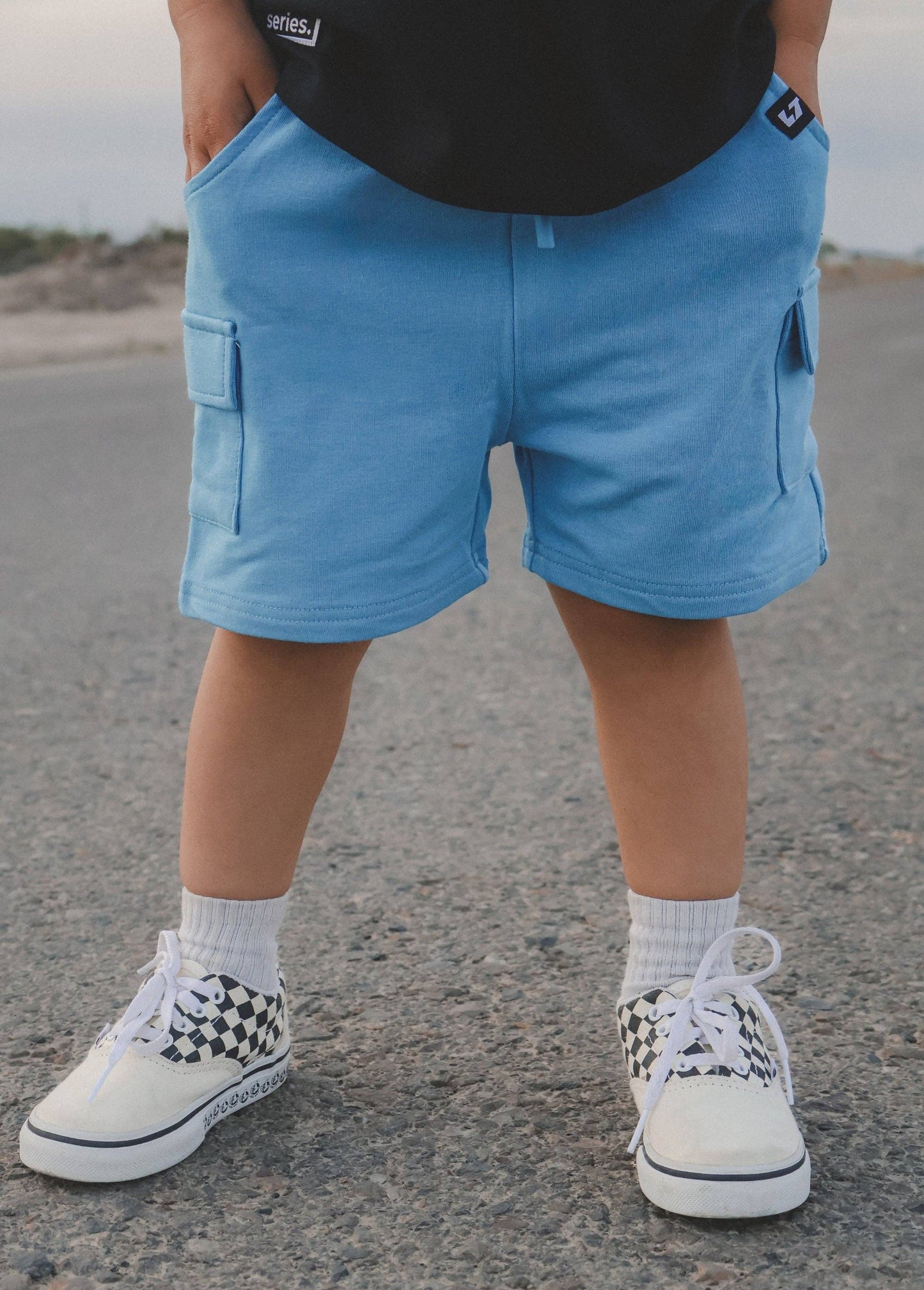 Everyday Blue Cargo Shorts