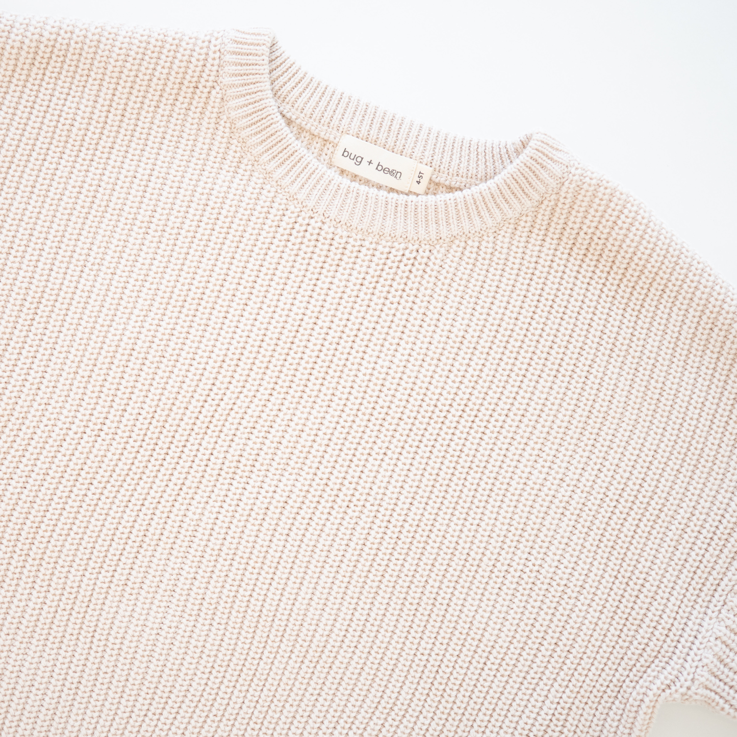 Chunky Knit Oversized Sweater | Vanilla
