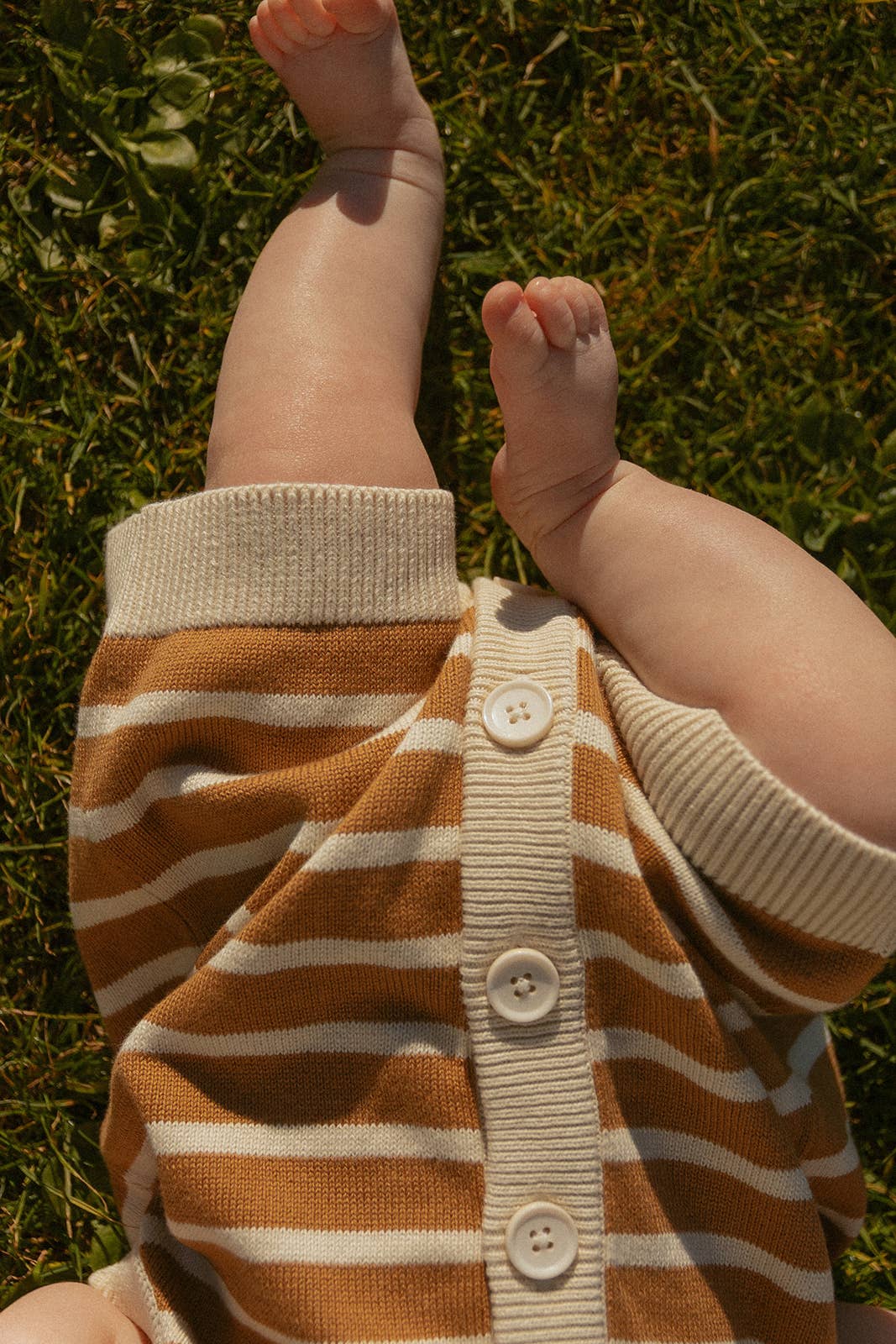 Thayer Jumpsuit in Apple Cinnamon Stripe