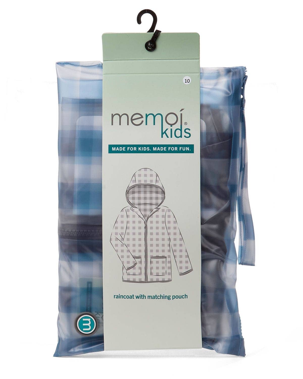 Checkmate Kids Raincoat with Pouch