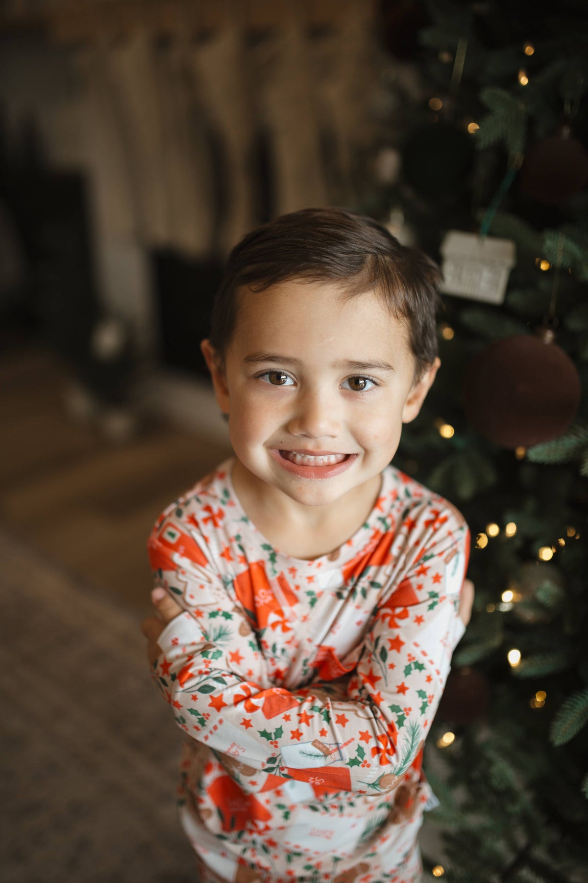Letters to Santa Long Sleeve Bamboo Pajama & Lounge Set, 18 Months -8