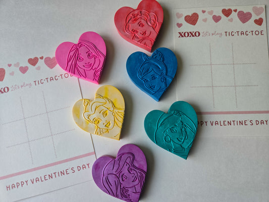 Valentine Crayons - Princess, Pastel