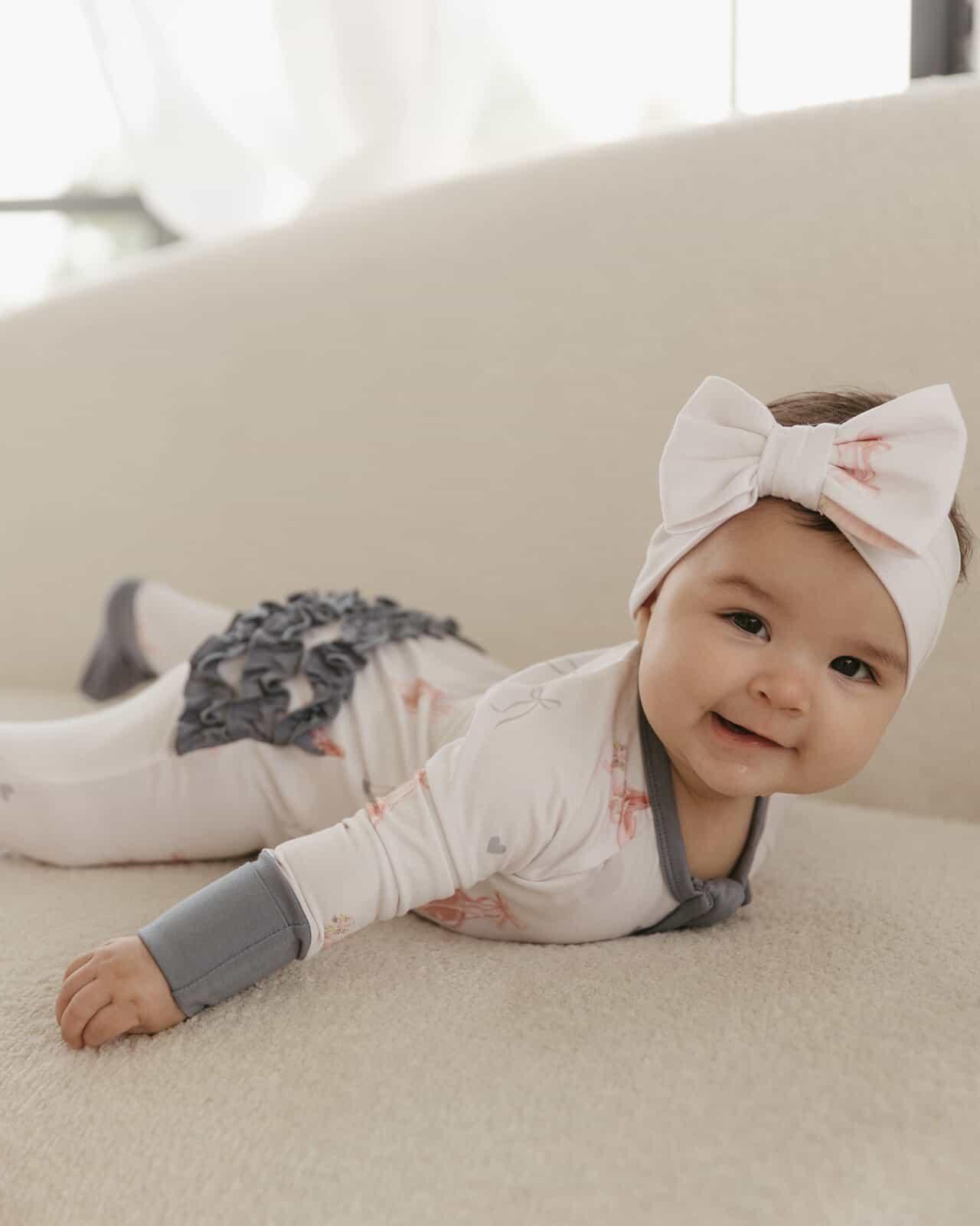 Ballerina | Bamboo Zipper Pajamas