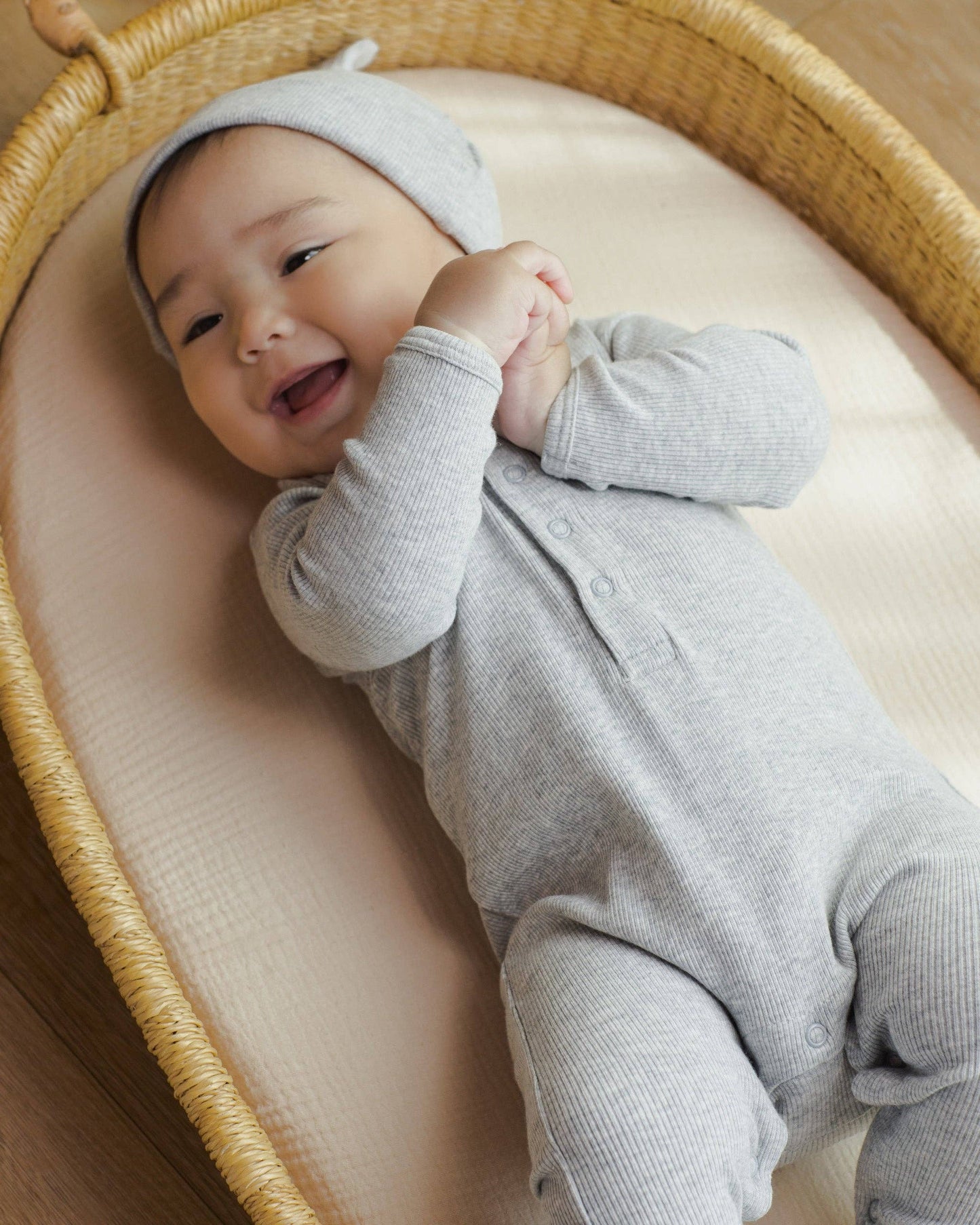 Ribbed Baby Jumpsuit | Quincy Mae