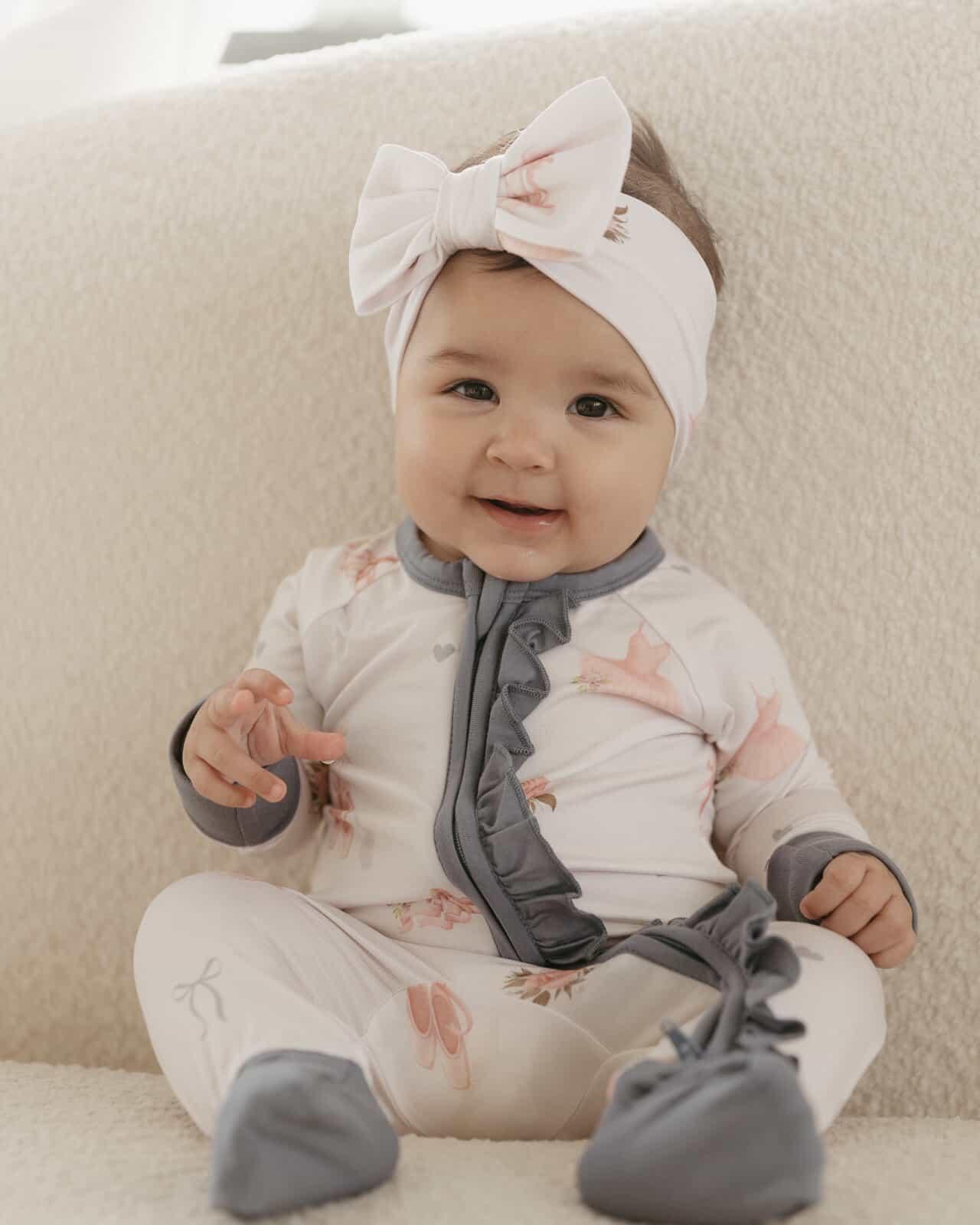Ballerina | Bamboo Zipper Pajamas
