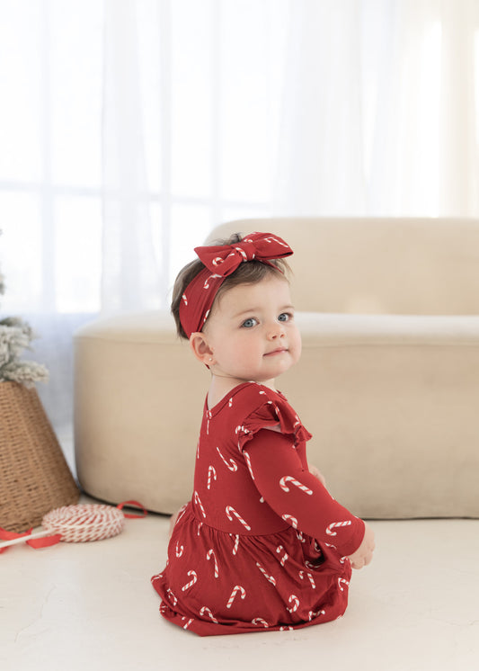Christmas Candy Cane | Bamboo Twirl Dress